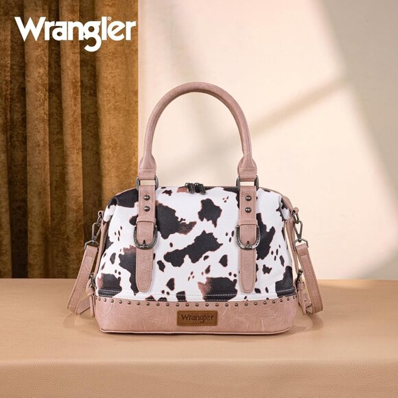 Women's Pink Detachable Satchel Strap Hobo Shoulder Barrel Doctor Hand Bag - Picture 6 of 6